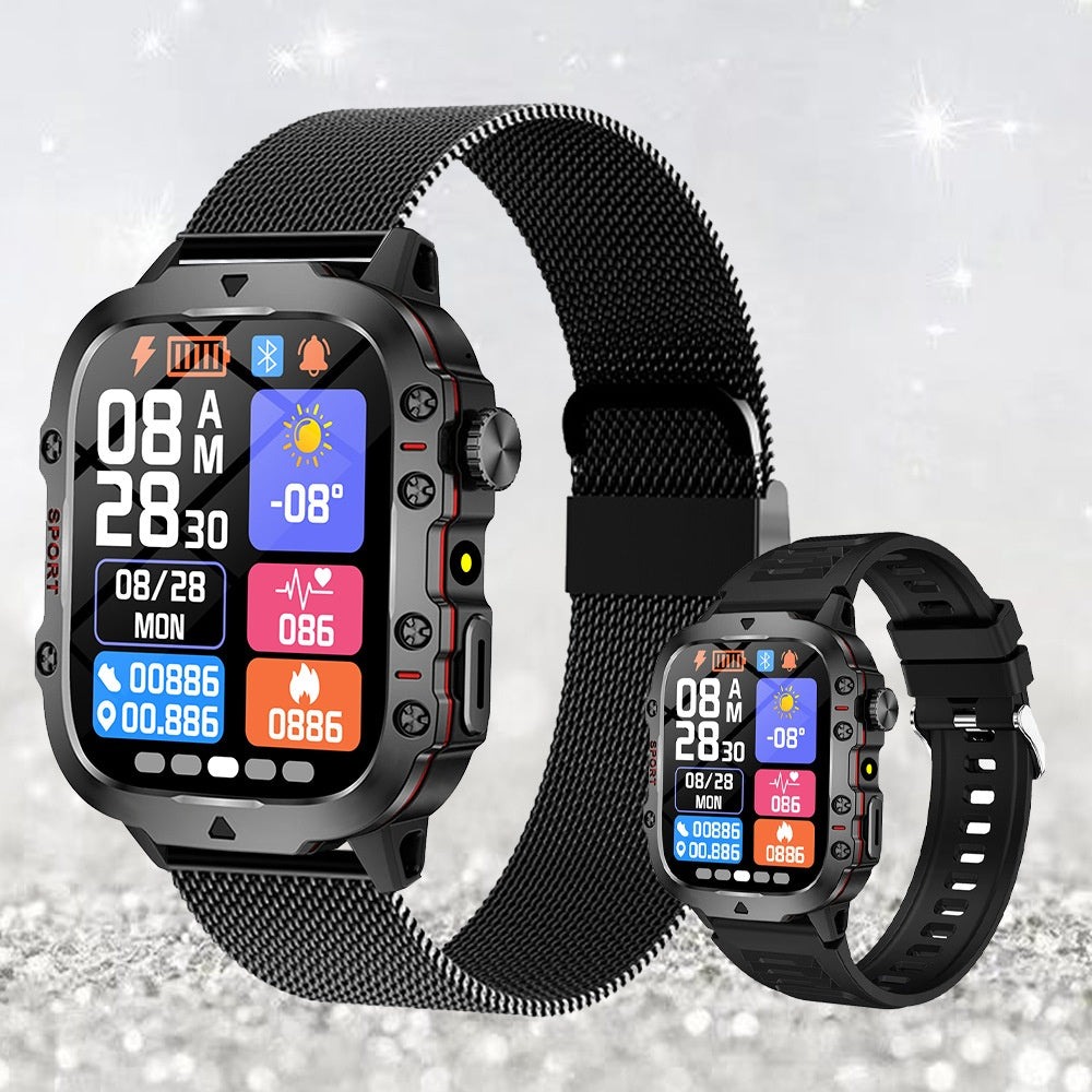 Smartwatch H19 Fitness Tracker | Freq. Cardíaca, Pedometer, Chamadas Bluetooth para iOS