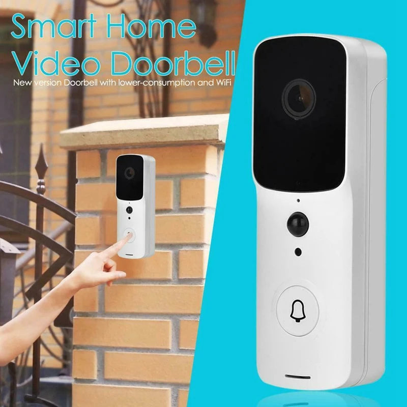 Campainha Inteligente WiFi com Câmara 1080p | Visão Noturna | Intercomú 2 Vias