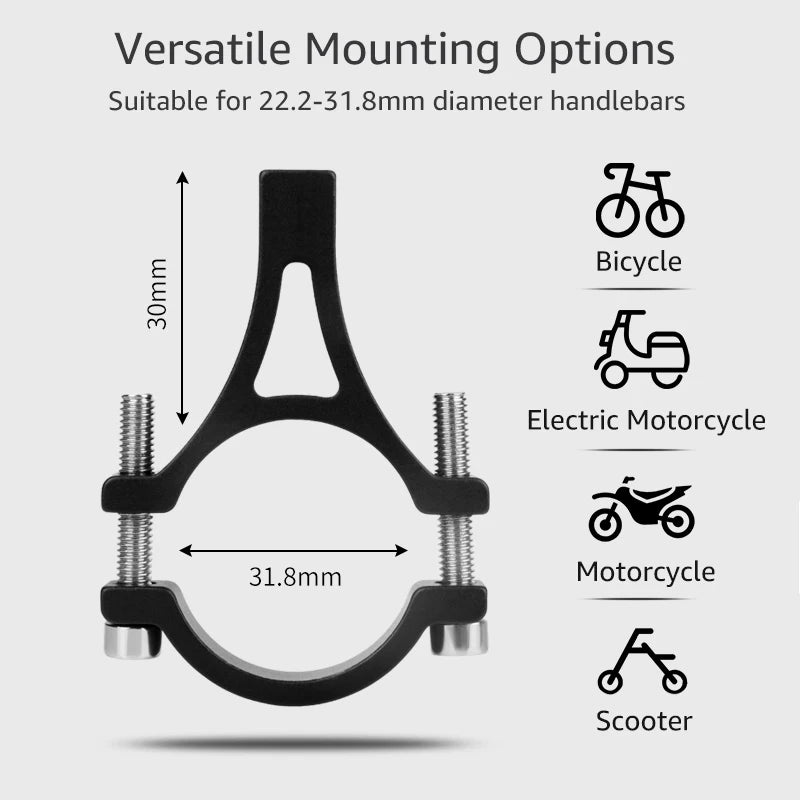 Suporte Universal de Telemóvel para Bicicleta e Motociclo, Fixação no Guiador | Untoom