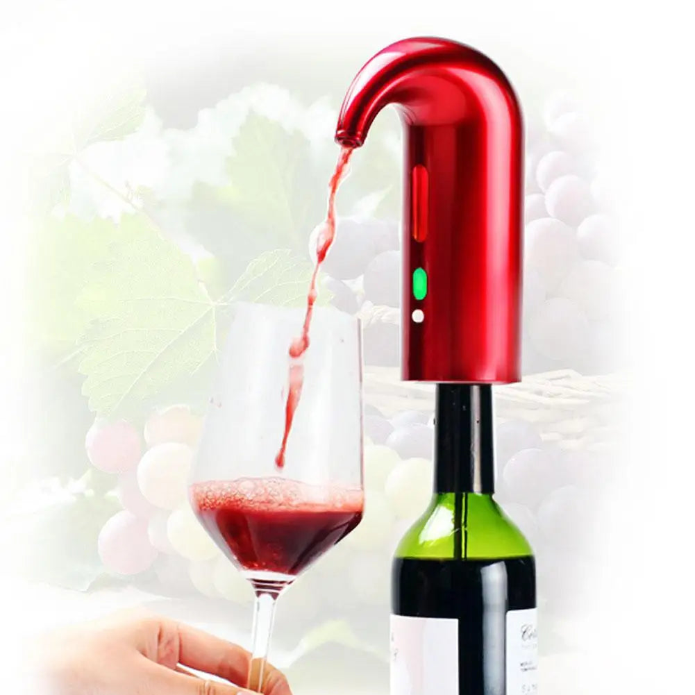 Decanter Elétrico Portátil para Vinho | Arejador Automático | Bateria 1800mAh