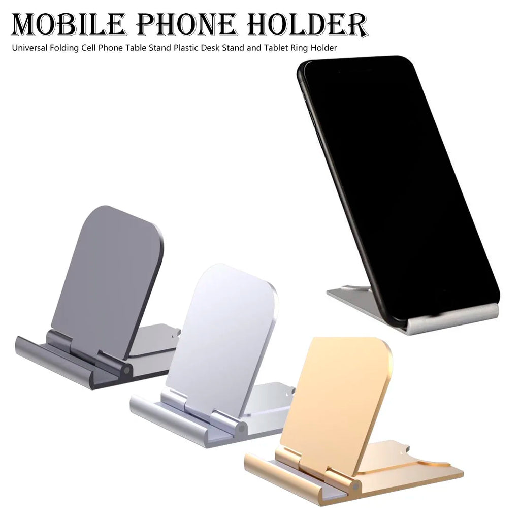 Suporte de Telemóvel Mini Dobrável para Secretária | Ajustável | Universal iPhone e Android