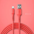 Cabo USB para iPhone 12, 11, Pro e Max | Lightning 2,4A em TPE