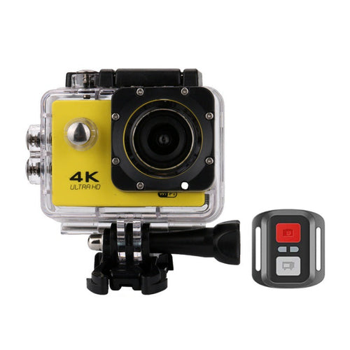 Câmara de Ação 4K Waterproof WiFi com Comando RF e Acessórios