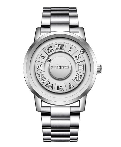 FB0047 Cool Magnetic Suspension Watch Men's Black Technology Creative Personality Concept Watch