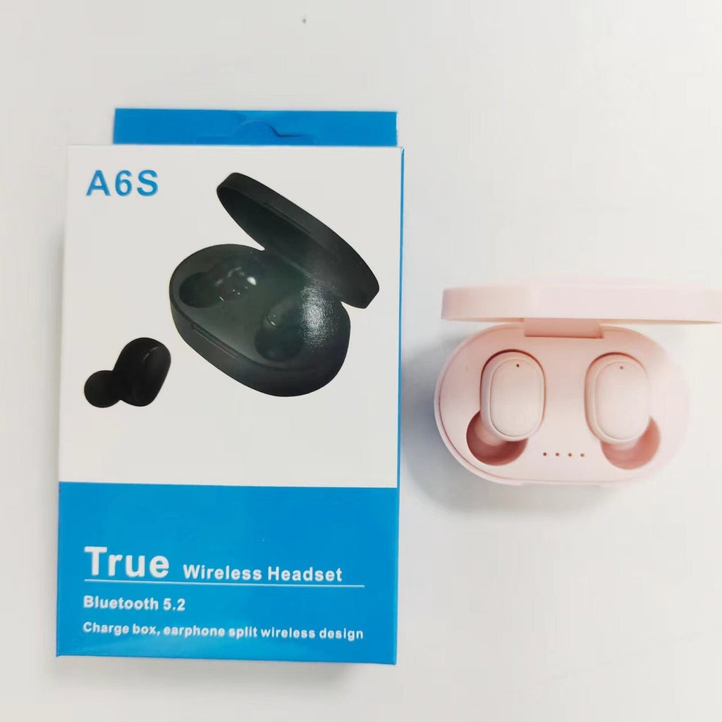 A6S Auriculares Bluetooth 5.2 TWS Sem Fios — Estilo Macaron, Desportivos e Compactos - Telejacob Shop