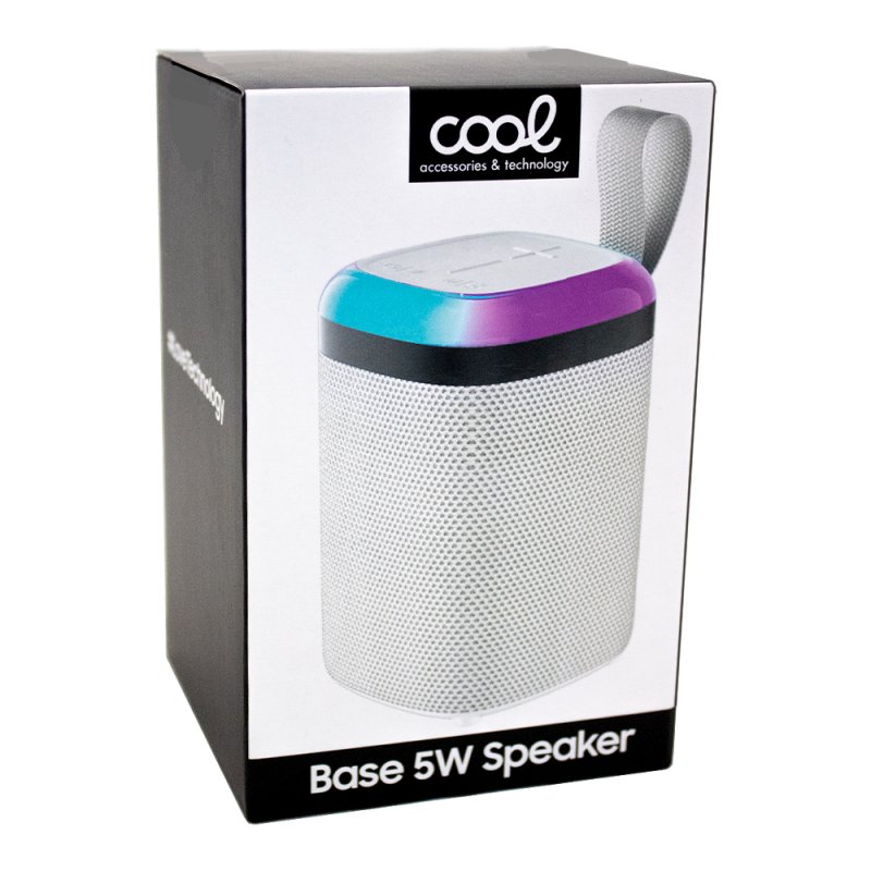 Altavoz Bluetooth Universal Música 5W COOL Base TWS Blanco