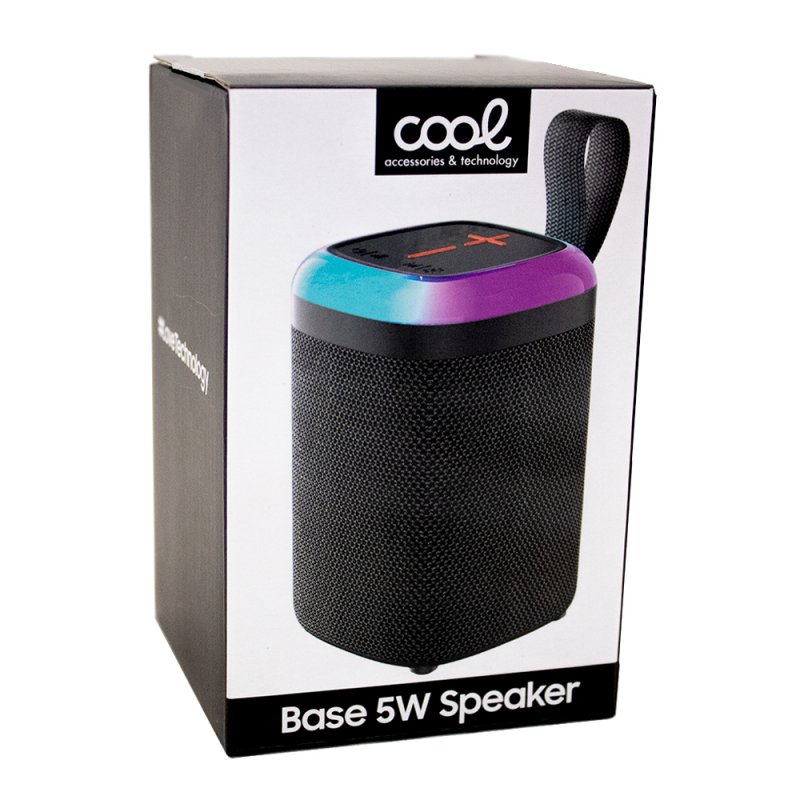 Altavoz Bluetooth Universal Música 5W COOL Base TWS Negro