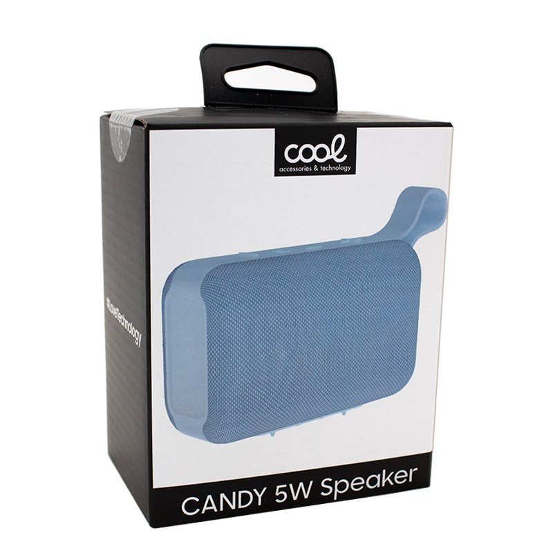 Altavoz Bluetooth Universal Música 5W COOL Candy Celeste