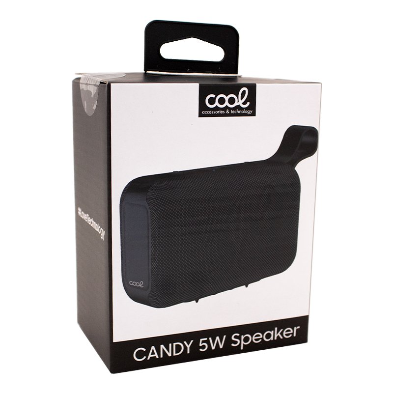 Altavoz Bluetooth Universal Música 5W COOL Candy Negro