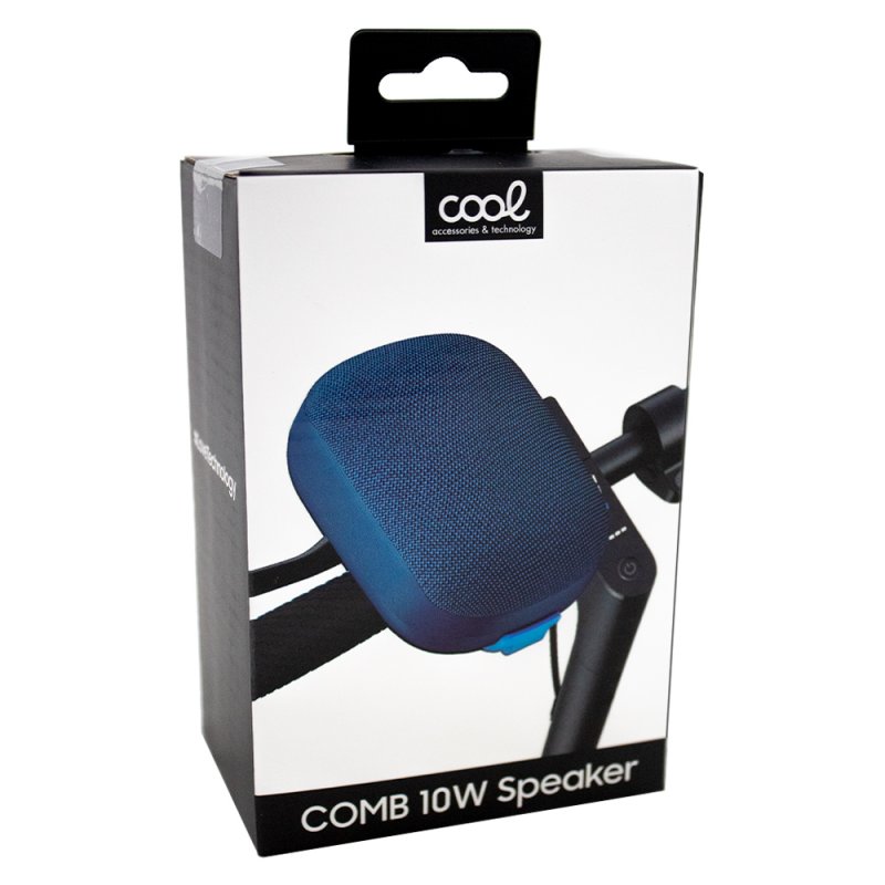 Altavoz Música Universal Bluetooth COOL 10W Comb (Manillar) Azul