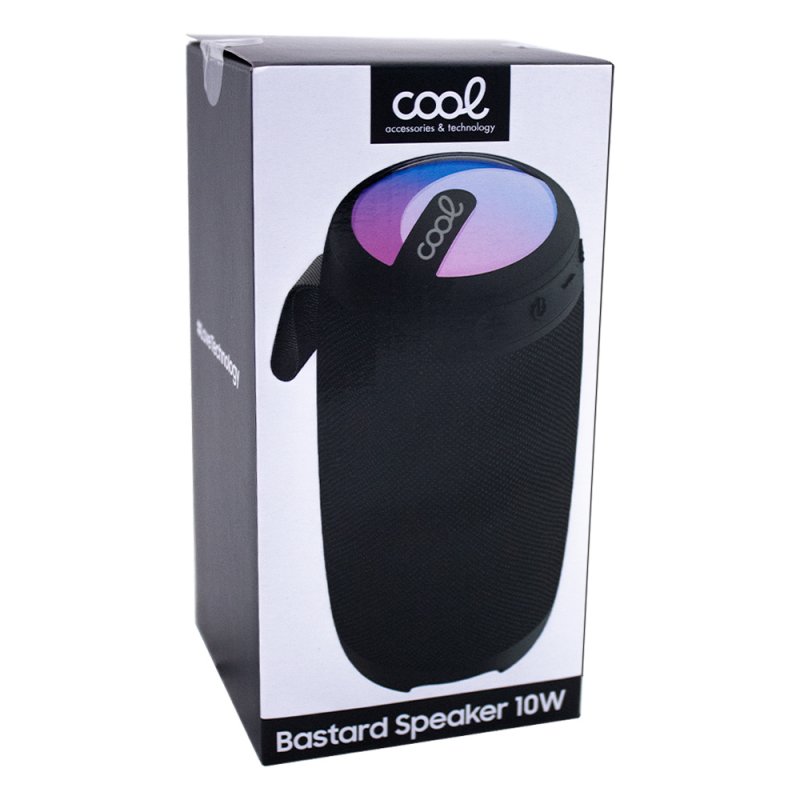 Altavoz Música Universal Bluetooth COOL Bastard 10W Negro