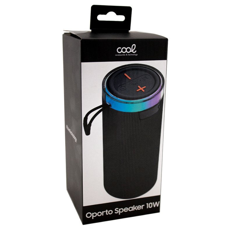 Altavoz Música Universal Bluetooth COOL Oporto 10W TWS Negro
