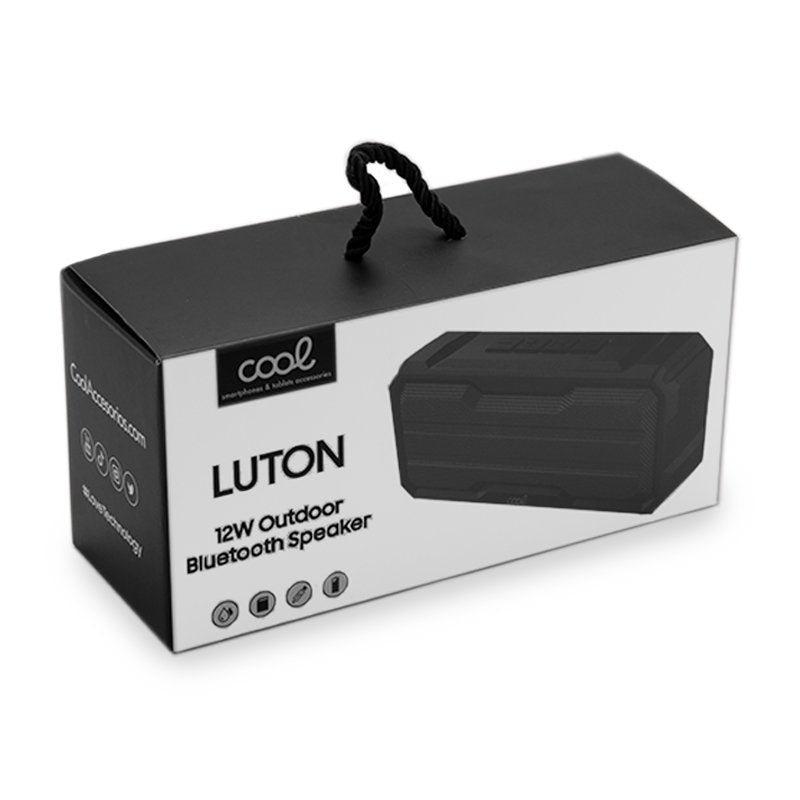 Altavoz Música Universal Bluetooth Luton COOL Negro (12W)