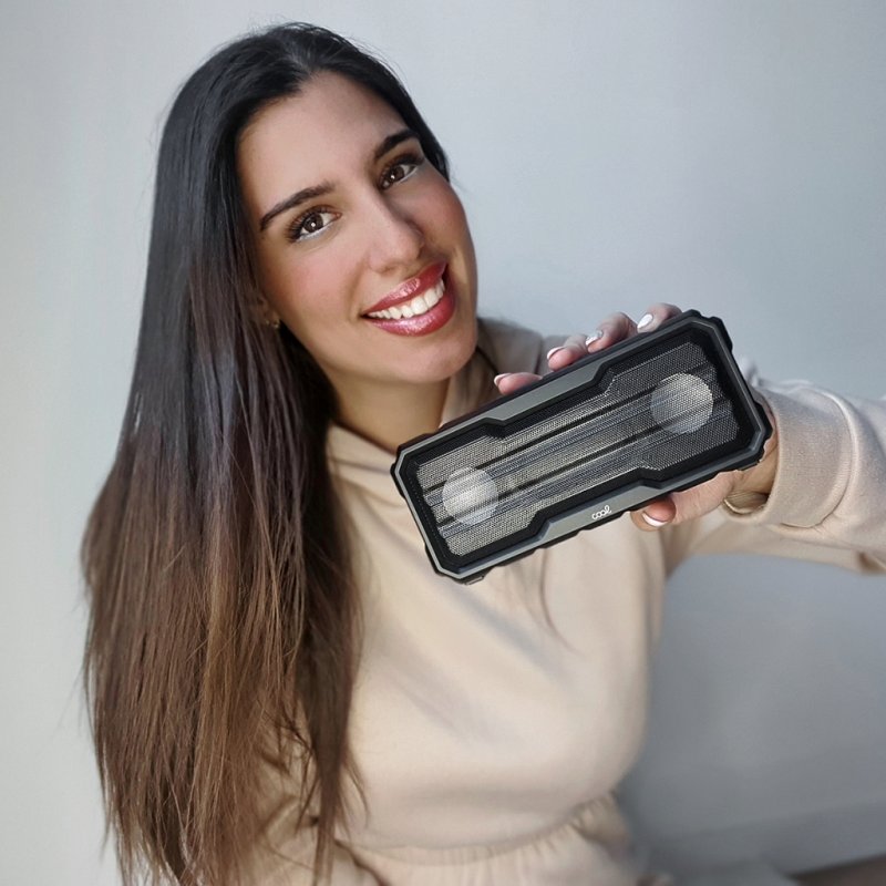 Altavoz Música Universal Bluetooth Luton COOL Negro (12W)