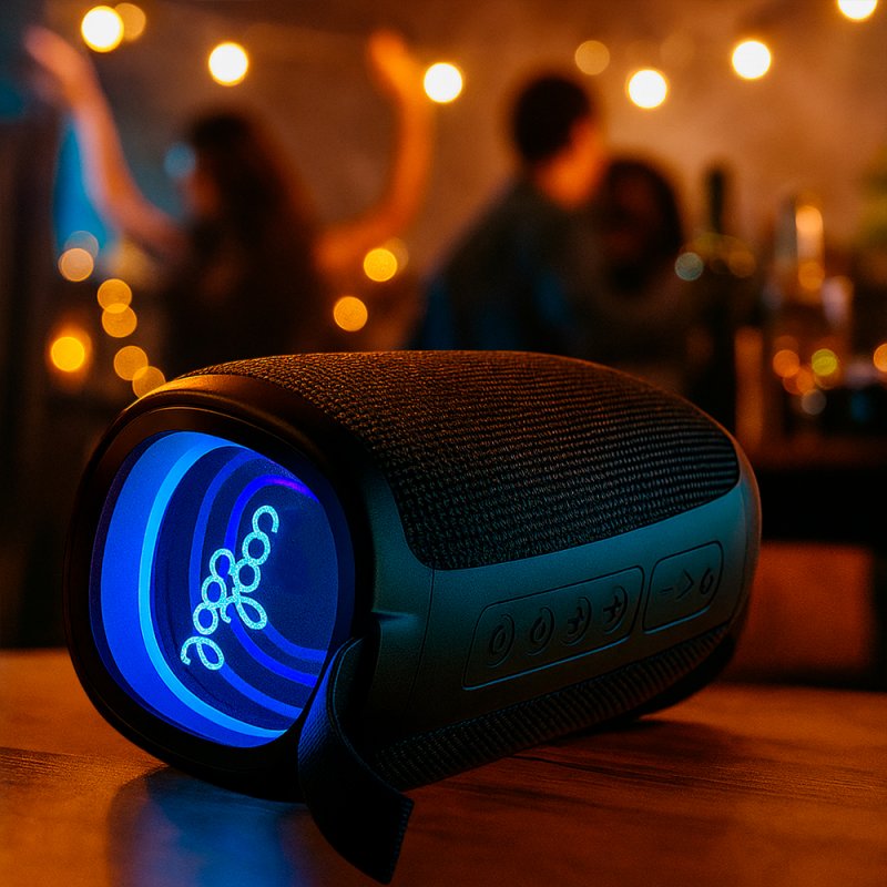 Altavoz Música Universal Bluetooth Marca COOL Beat (16W) Negro