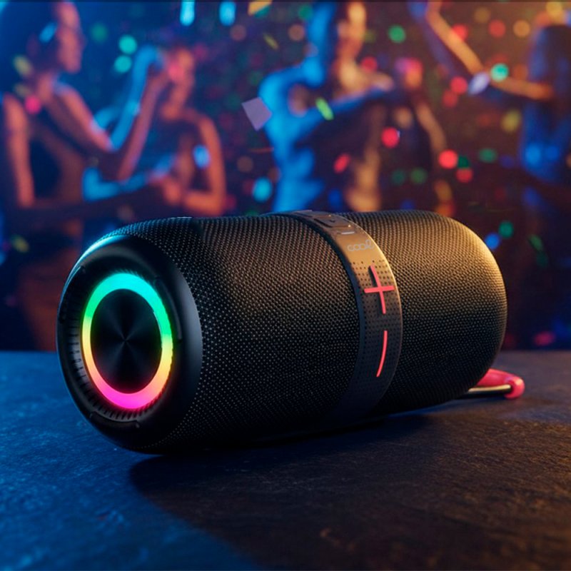 Altavoz Música Universal Bluetooth Marca COOL Soft (20W) Negro