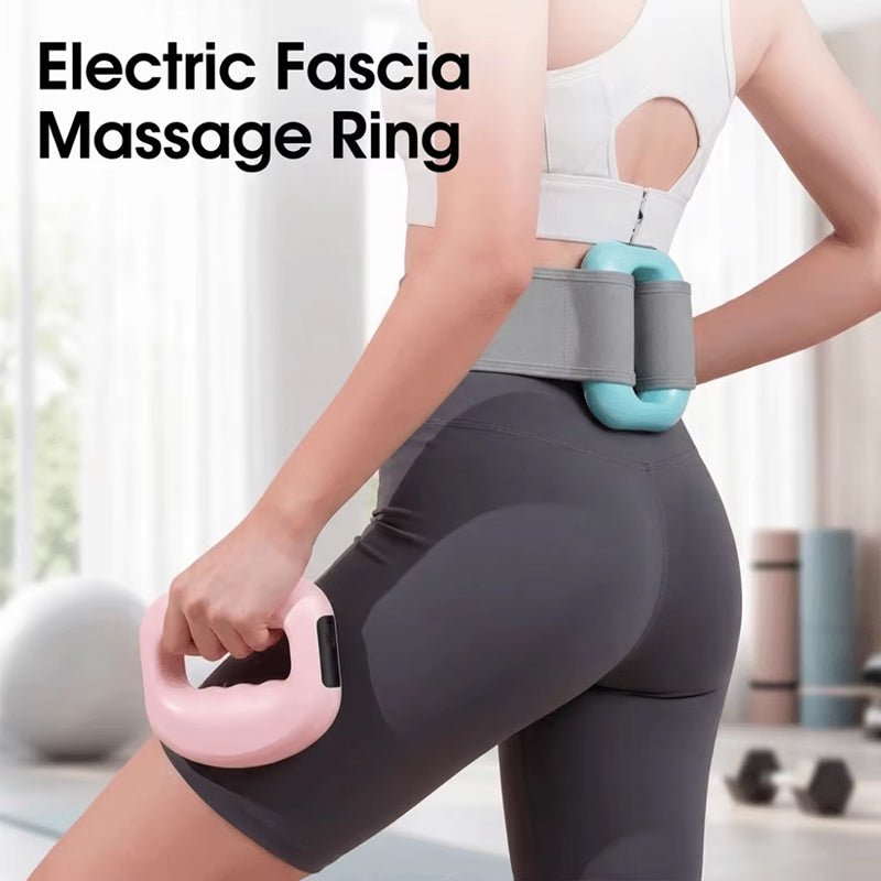 Anel de Massagem Fáscia Elétrico – 5 Velocidades, Máquina de Modelagem Corporal com Cinto para Uso Doméstico - Telejacob Shop