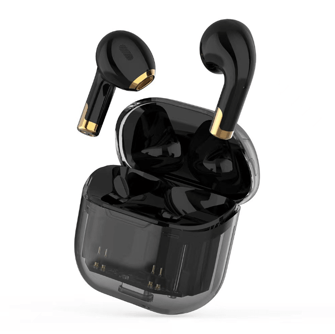 APRO11 Auriculares TWS Bluetooth 5.3 com Caixa Transparente — Desportivos, Redução de Ruído, Sem Fios - Telejacob Shop