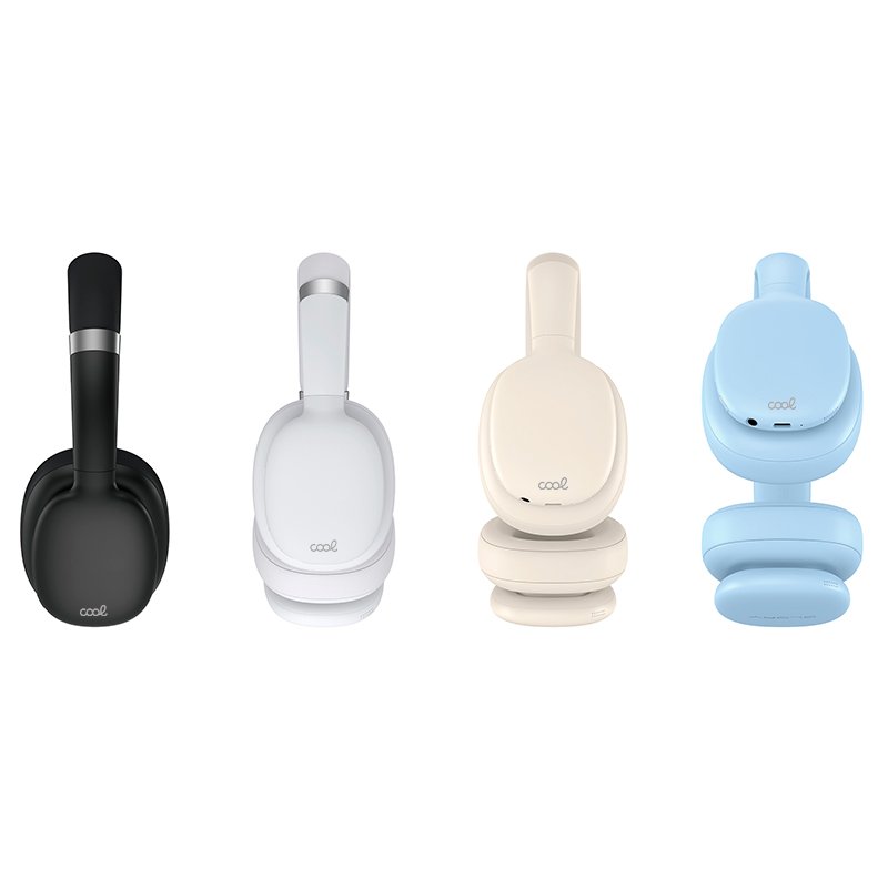 Auriculares Stereo Bluetooth Cascos COOL Roller Beige