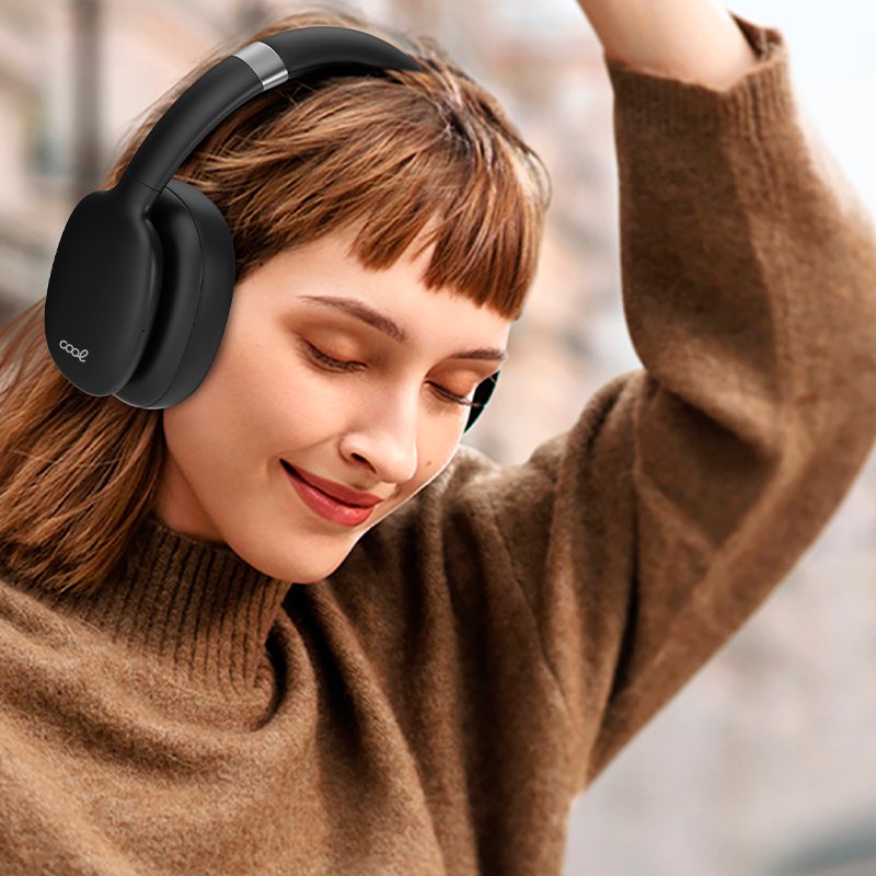 Auriculares Stereo Bluetooth Cascos COOL Roller Beige