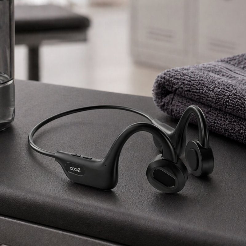 Auriculares Stereo Bluetooth COOL Bone (Conducción Osea) Negro
