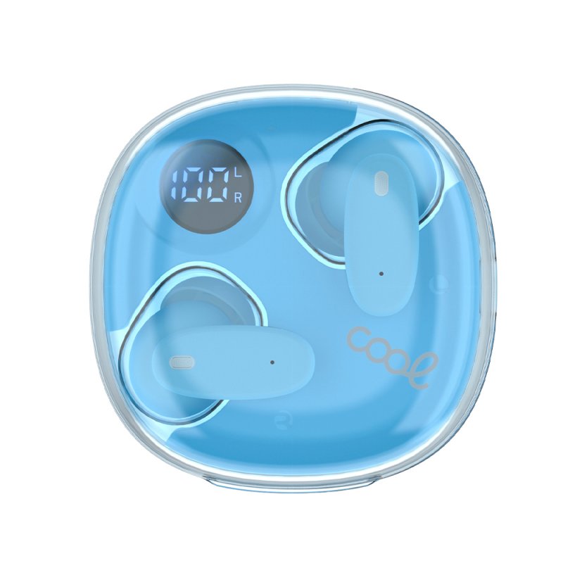 Auriculares Stereo Bluetooth Dual Earbuds COOL Fun Celeste