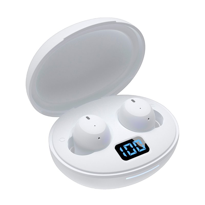 Auriculares Stereo Bluetooth Earbuds ANC COOL Pocket Blanco