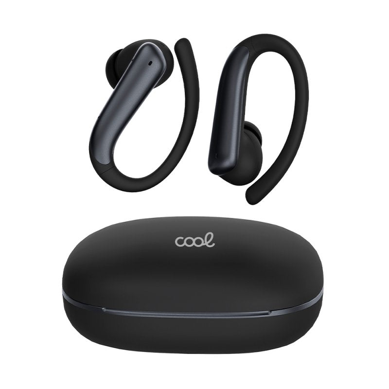 Auriculares Stereo Bluetooth Earbuds COOL Gym ANC Negro