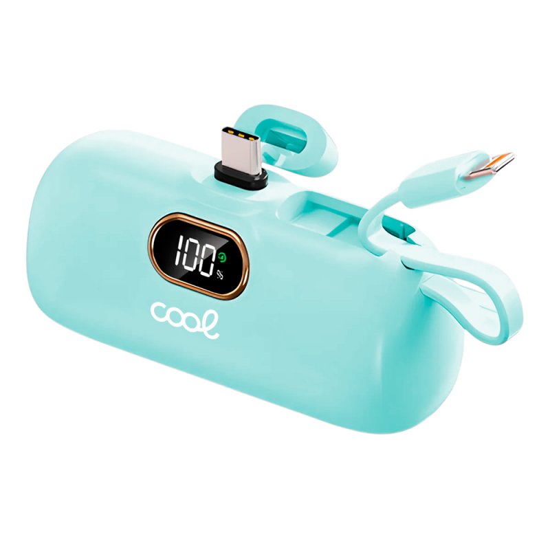Bateria Externa Power Bank 5.000 mAh COOL Cápsula Mint
