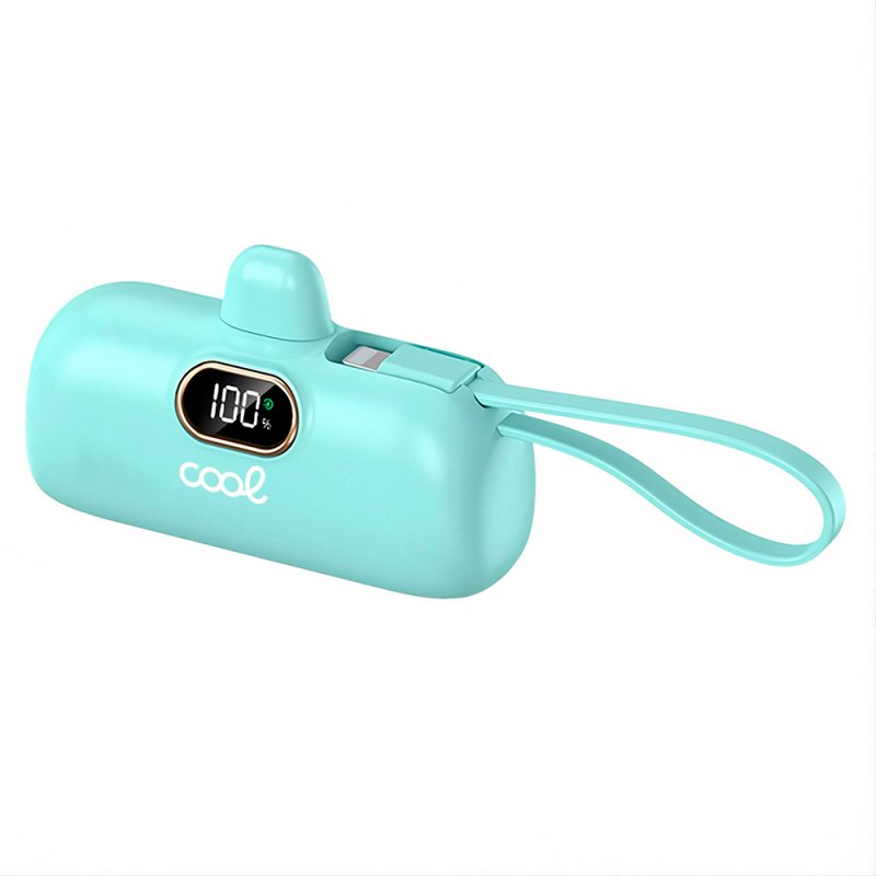 Bateria Externa Power Bank 5.000 mAh COOL Cápsula Mint