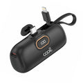 Bateria Externa Power Bank 5.000 mAh COOL Cápsula Negro