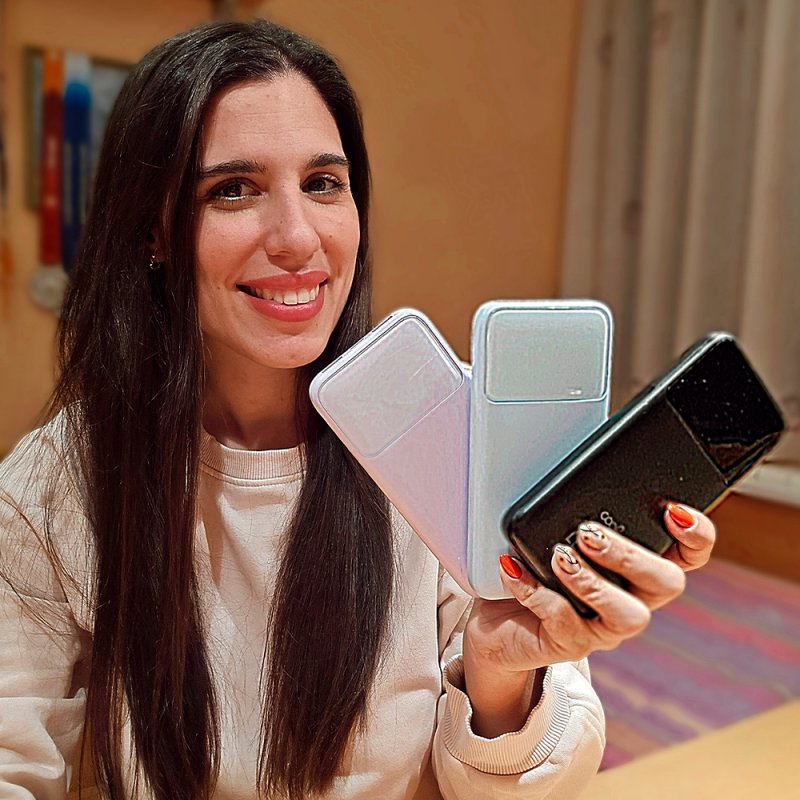 Batería Externa Universal Power Bank 10.000 mAh Carga Rápida 22.5W COOL Pocket Negro