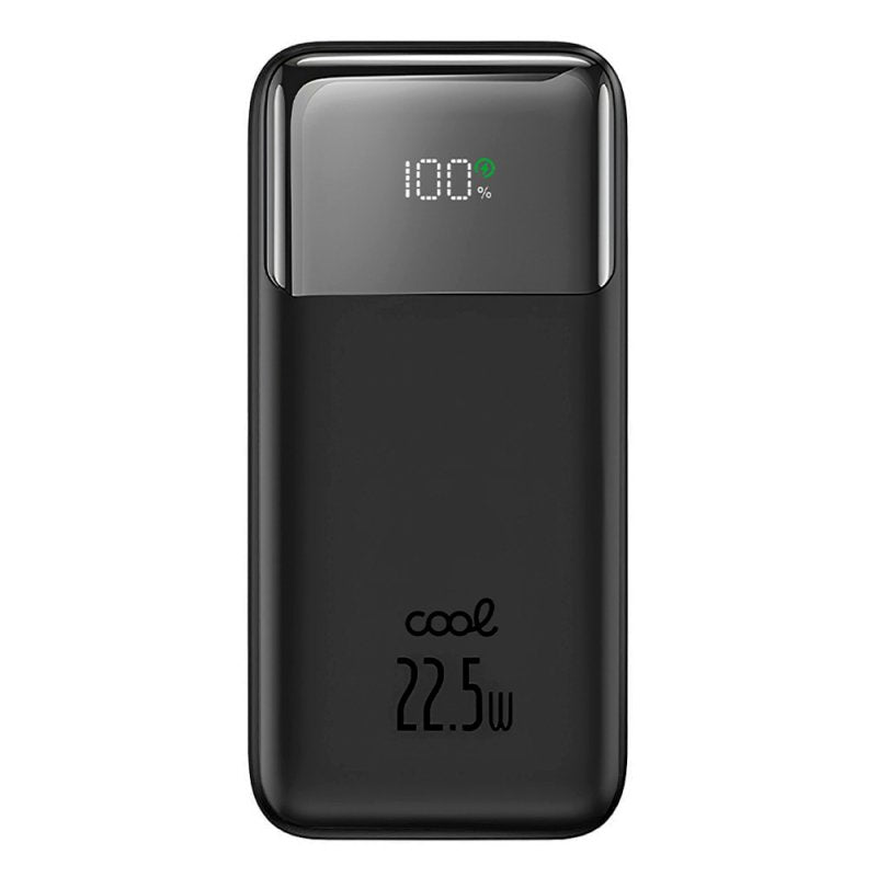 Batería Externa Universal Power Bank 10.000 mAh Carga Rápida 22.5W COOL Pocket Negro