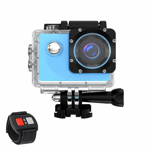 Câmara de Ação 4K Waterproof WiFi com Comando RF e Acessórios