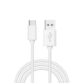 Cable USB Compatible COOL Universal TIPO-C (1.2 metros) Blanco 2.4 Amp