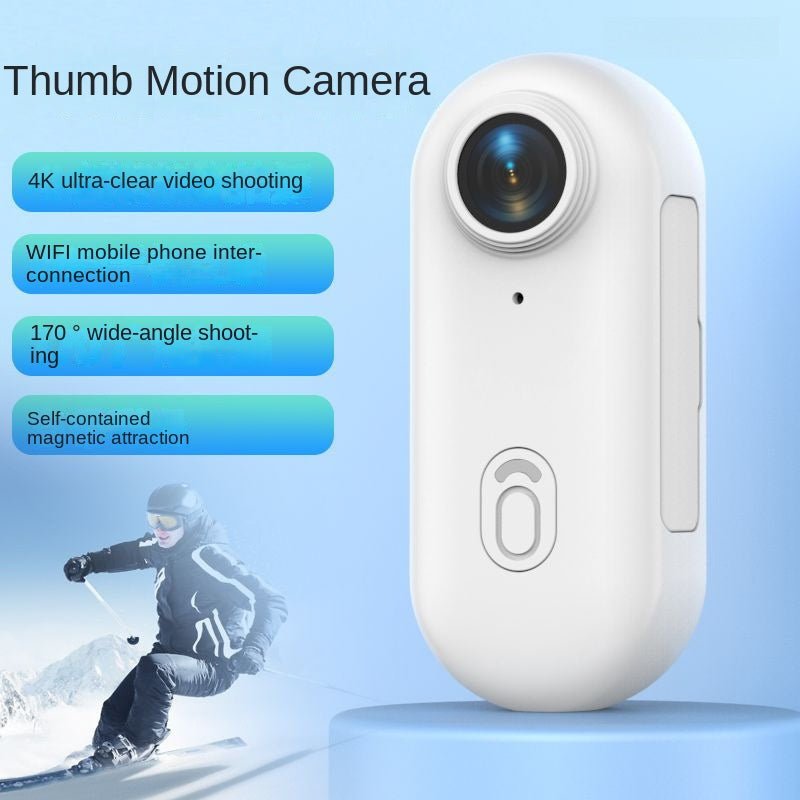 Câmara Desportiva Magnética H88 Pro 4K — Compacta Tipo Polegar para Bicicleta, Animais e Viagens - Telejacob Shop