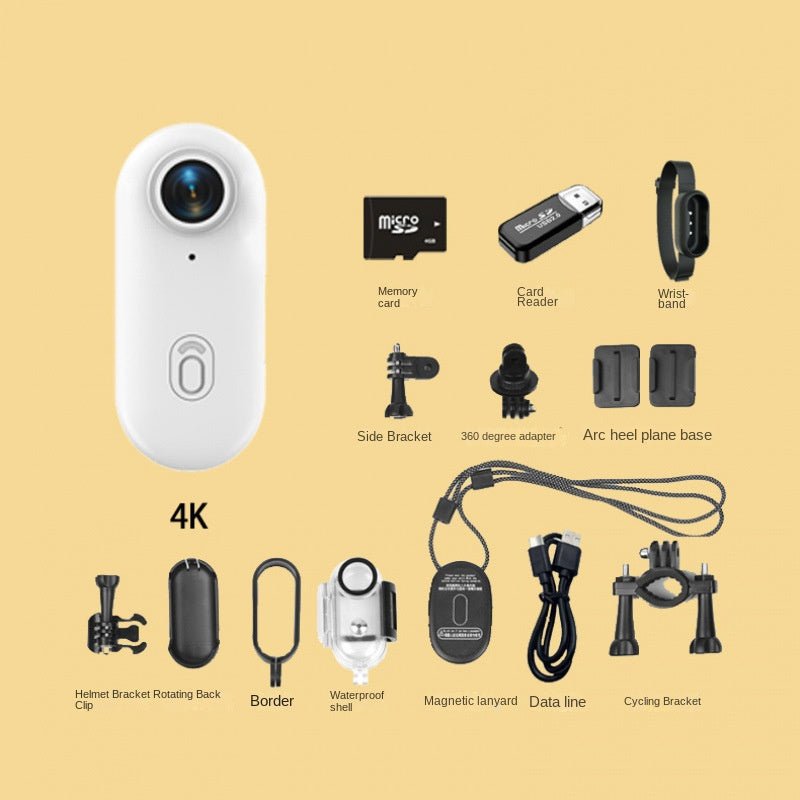 Câmara Desportiva Magnética H88 Pro 4K — Compacta Tipo Polegar para Bicicleta, Animais e Viagens - Telejacob Shop