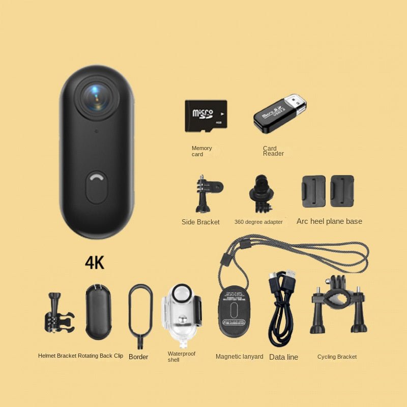 Câmara Desportiva Magnética H88 Pro 4K — Compacta Tipo Polegar para Bicicleta, Animais e Viagens - Telejacob Shop