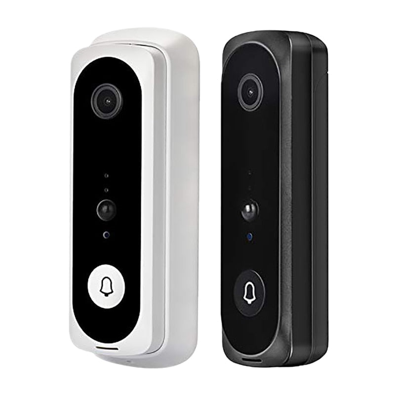 Campainha WiFi V20 com Câmara HD | Intercomunicador Visual, Visão Noturna e Segurança - Telejacob Shop