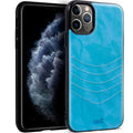 Carcasa COOL para iPhone 11 Pro Leather Bordado Celeste