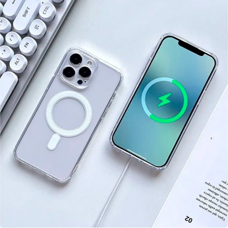 Carcasa COOL para iPhone 13 Pro Max Magnética Transparente