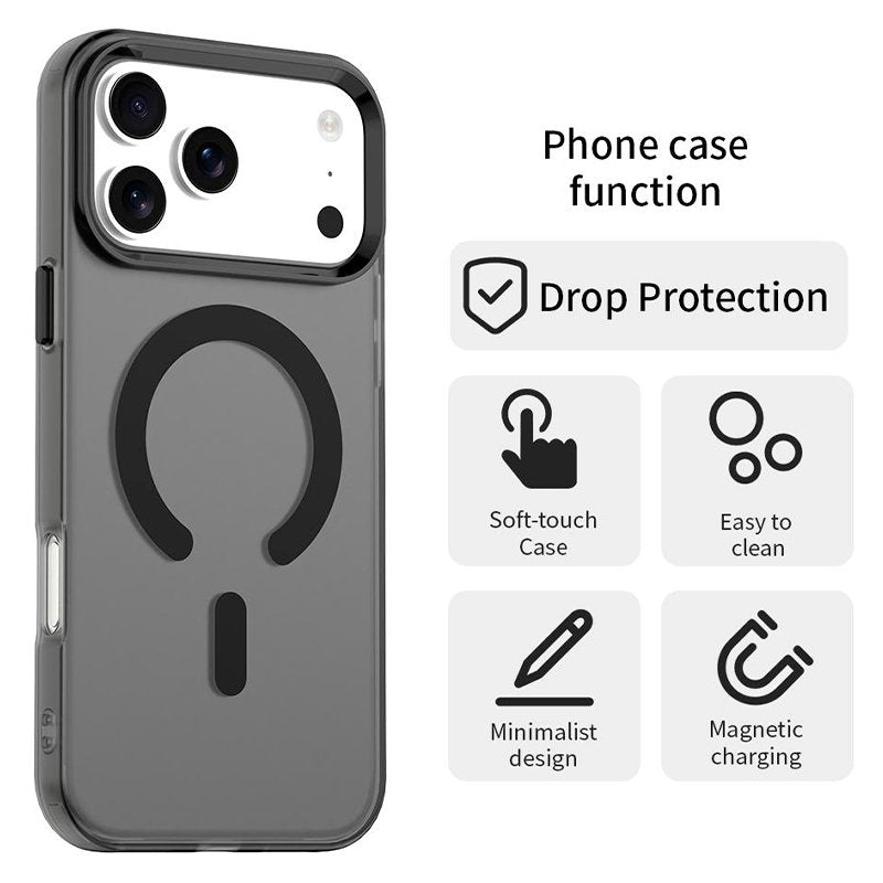 Carcasa COOL para iPhone 15 Magnética Colorful Negro