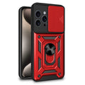 Carcasa COOL para iPhone 15 Pro Max Hard Ring Rojo