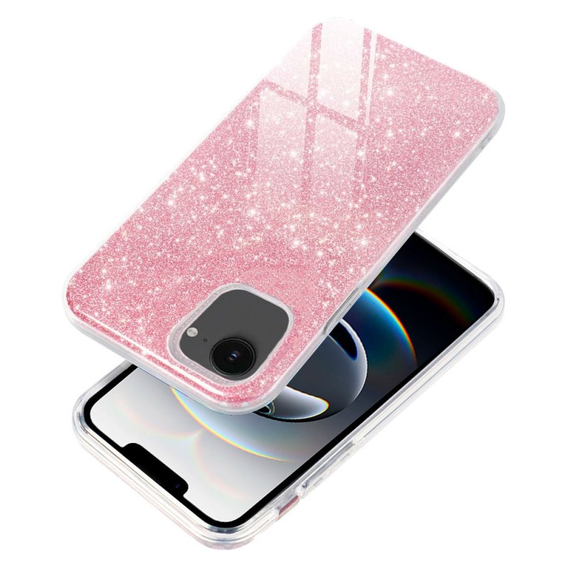Carcasa COOL para iPhone 16e / 17e Glitter Rosa