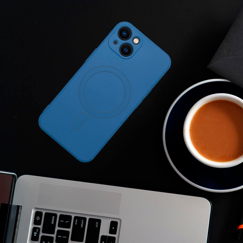 Carcasa COOL para iPhone 16e / 17e Magnética Cover Azul