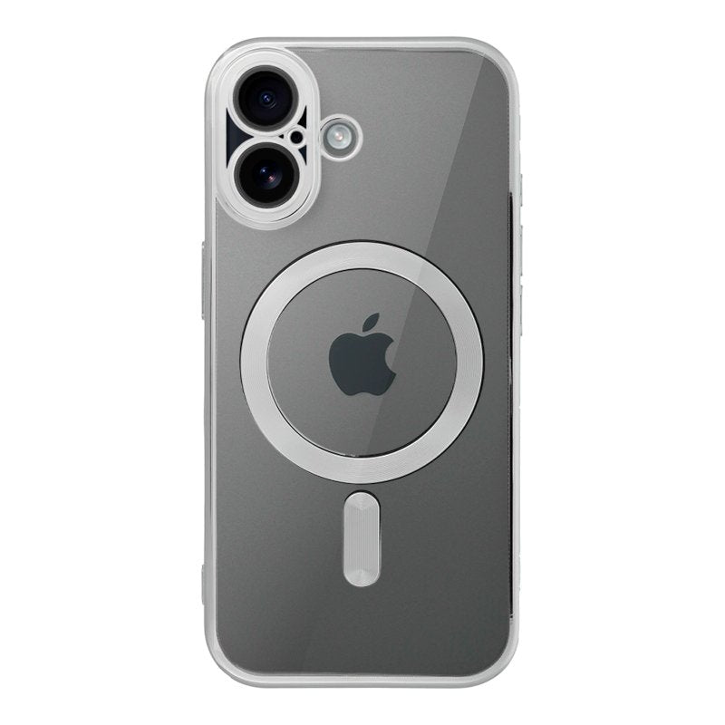 Carcasa COOL para iPhone 17 Magnética Borde Plata
