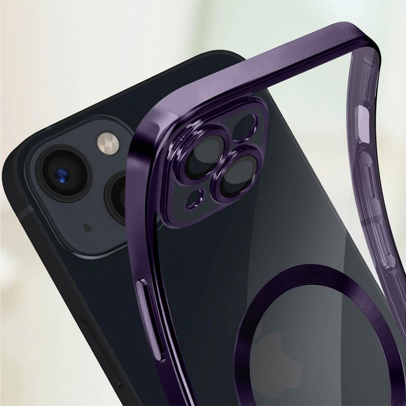Carcasa COOL para iPhone 17 Magnética Borde Violeta