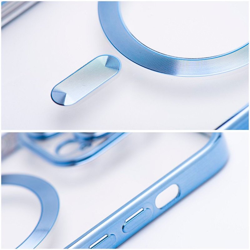 Carcasa COOL para iPhone 17 Pro Magnética Borde Celeste