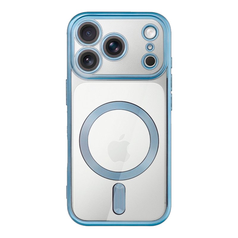 Carcasa COOL para iPhone 17 Pro Magnética Borde Celeste