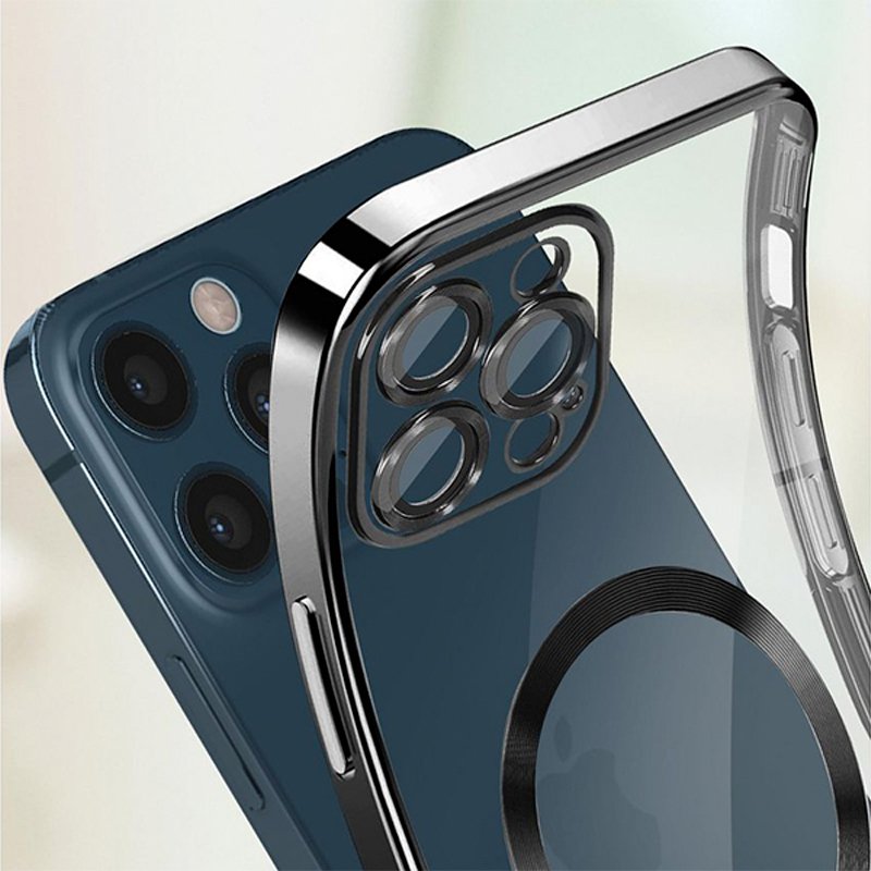 Carcasa COOL para iPhone 17 Pro Magnética Borde Plata